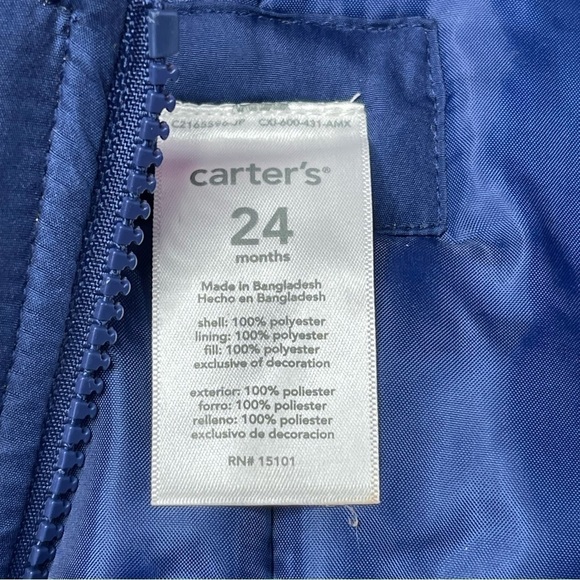 NWT Carters Snowbibs Girls size 24 months - Picture 4 of 10